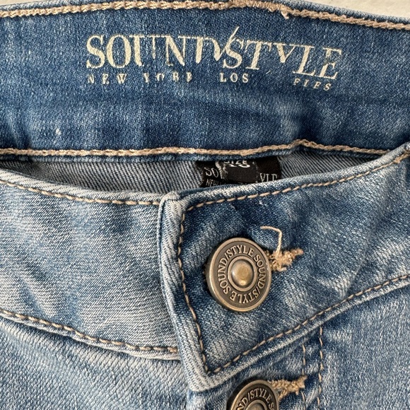 SOUND STYLE Jeans Women 16 Hope High Rise Crop Comfort Stretch Light Wash - Picture 4 of 14